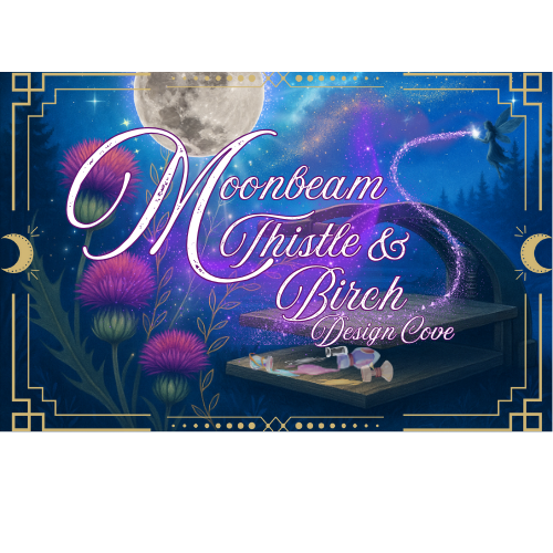 Moonbeam Thistle and Birch Merch