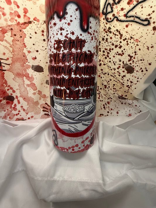 Criminally Cozy 20oz Skinny Tumbler